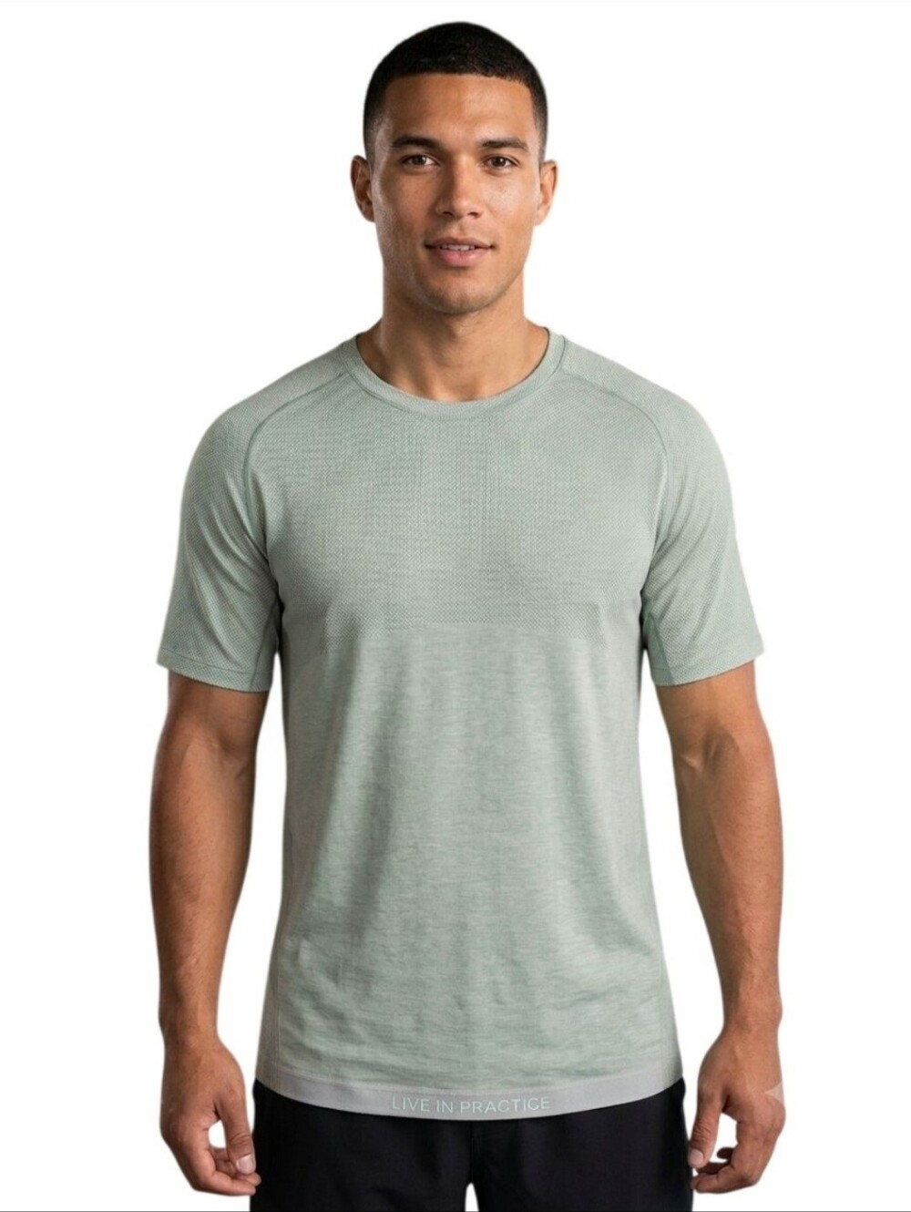 Lululemon Metal Vent Tech Shirt Sleeve Shirt Heathered Green Size M